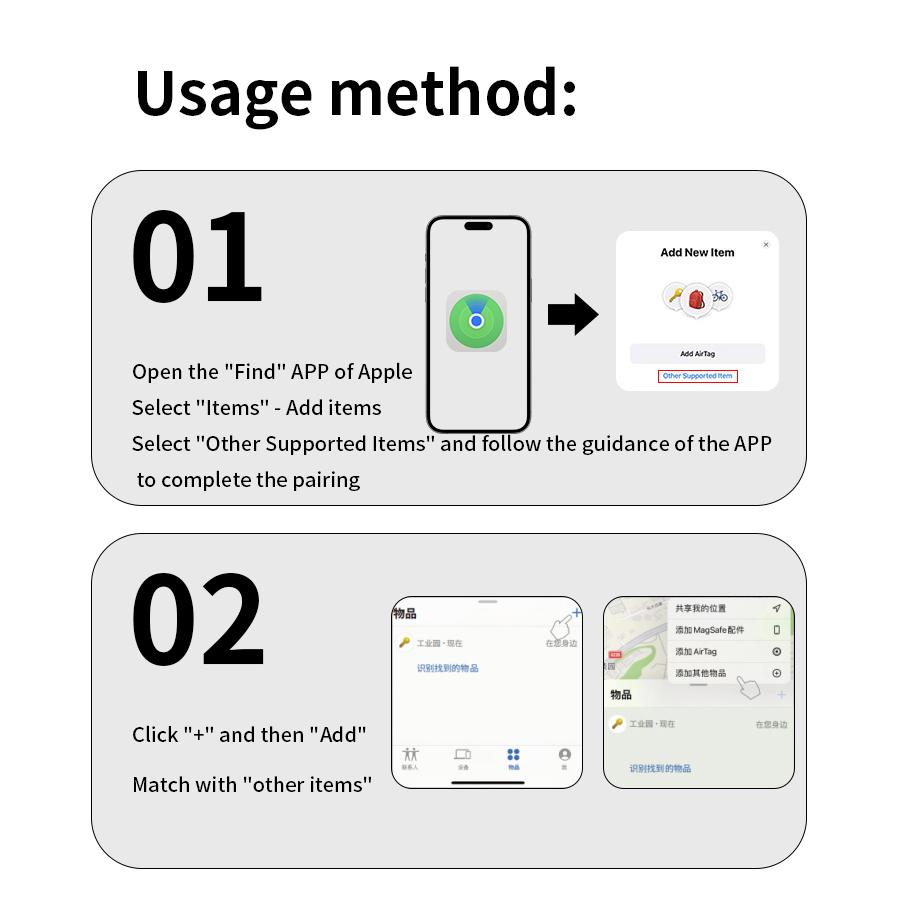 Bluetooth Mini Tracking Device For Find My APP Smart Tag Kid Pet Car IOS GPS Lost Tracker Anti-Lost Alarm Reminder Positioner