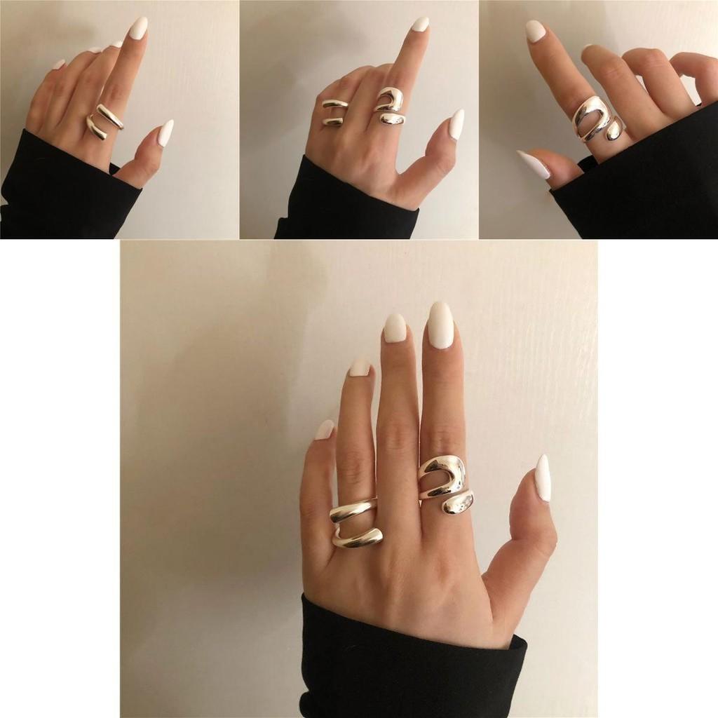 Distinctive 925 Sterling Silver Fashion Ring With Artistic Design And Colorful Elements