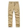 Summer Spring Men Khaki Cargo Pants Men Casual Cargo Pants Man Thin Breathable Multi-Pocket Hiking Loose Trousers