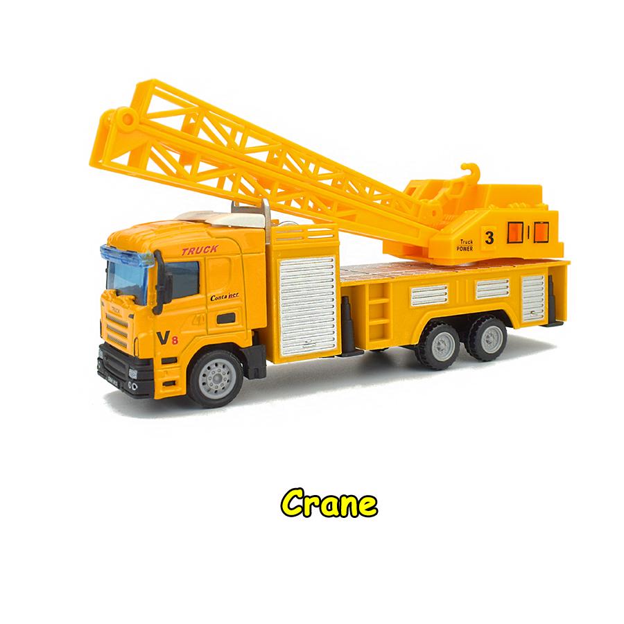 Inertia Engineering Car Toys for Children Diecast Alloy Construction Vehicle Truck Model for Kids