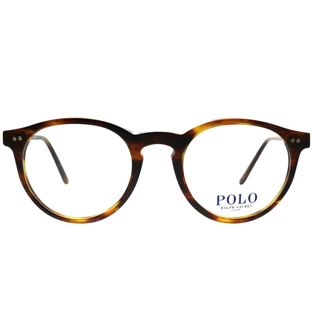 Polo RalPh Lauren  Ph 2083 5007 48mm Unisex Round Eyeglasses 48mm Havana Striped