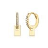 925 Silver Needle Vintage Geometric Pendant Earrings Round/Square/Shell Earrings for Women Fashion Jewelry Pendientes