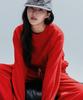 ANNEHEARTS Wide String 2Ways Sweatpants_Red