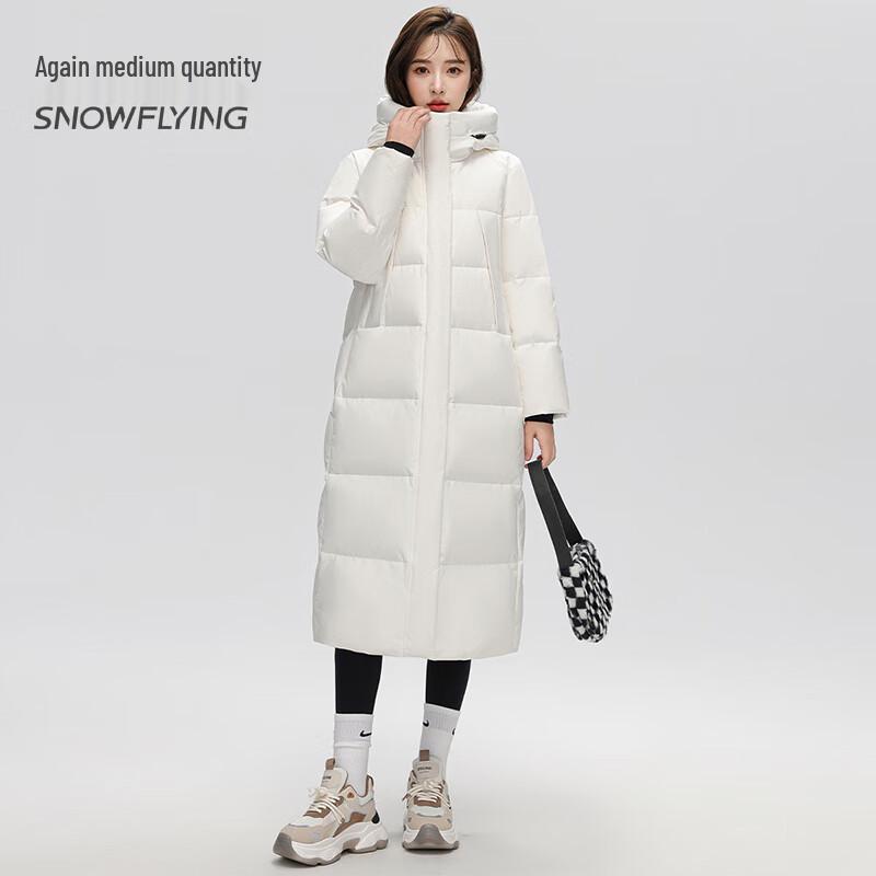 

Snowflying Women s Long Hooded Down Parka XL