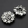 1 pièce Boutons de Manteau en Fourrure Strass Métalliques pour Vêtements Décoration de Col Accessoires
