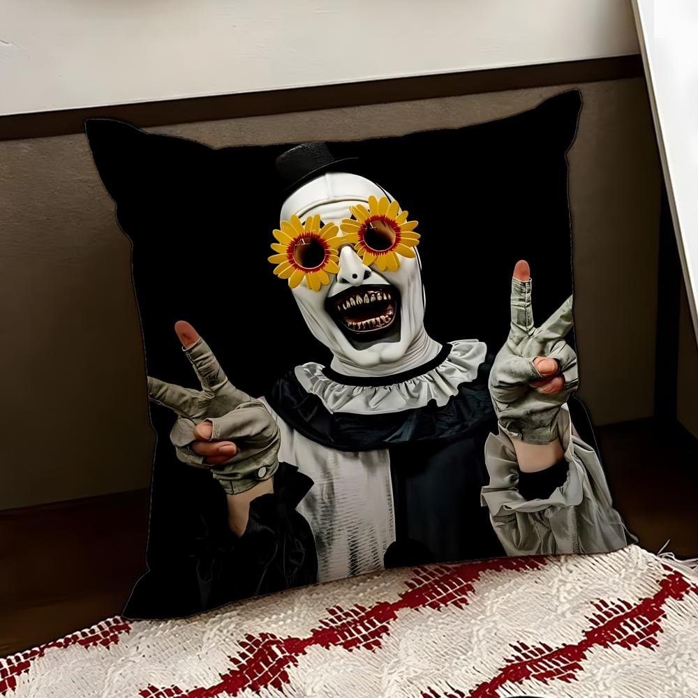 Movie TTerrifierR Cushion Cover Reversible Soft Durable Pillow Cover Home Car MultiScene Use for Daily Comfort