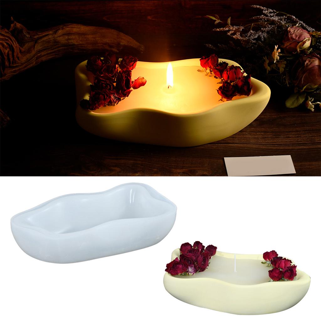 Versatile Sturdy Resin Castes Molds Large Sturdy Silicone Trays for Concrete Cement Jewelry and Trinket Storage