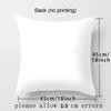 Nordic fashion geometric plant orange red pillowcase 45X45cm living room sofa cushion cover bedroom home decoration