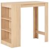 Day and Night - Day and Night High Kitchen Table with Oak-colored Shelf 110x50x103 Cm