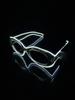 Wireless EL luminous glasses LED disco sunglasses pixel KTV bar atmosphere concert flash online celebrity party