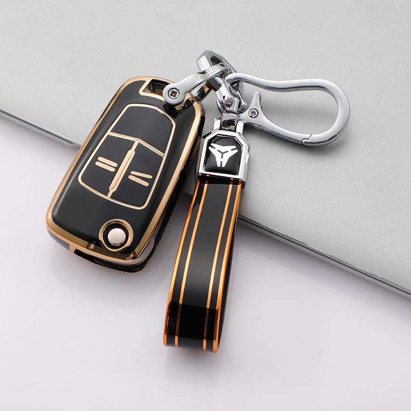 Opel Antara Insignia Klappschlüssel TPU Hülle Etui Schale Schnalle