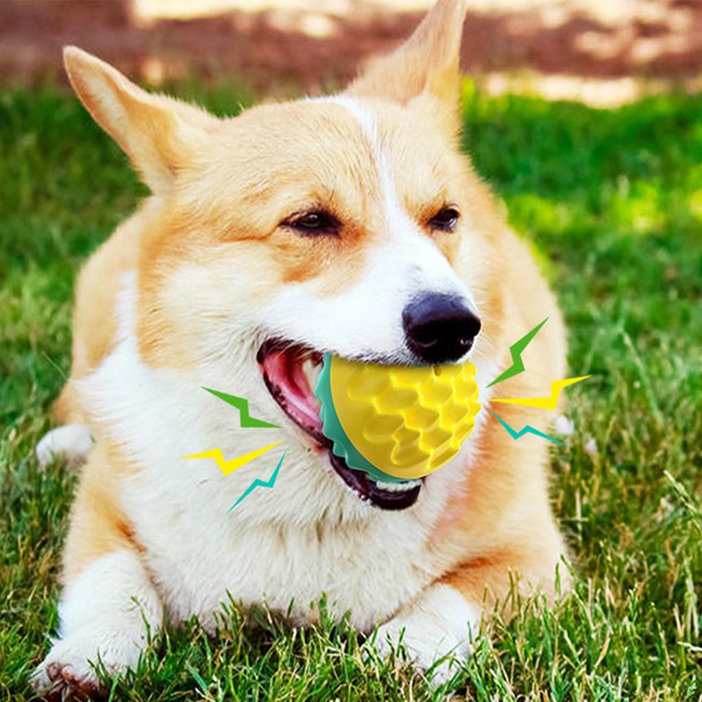 Tough Dog Toys For Aggressive Chewers, Interactive Dog Ball For Large Dogs, Super Chewer Dog Toy Ball, Outdoor Rubber Dog Chew Toys Balls