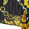 Versace Jeans Couture Baroque Pattern Logo Zipper Tote Bag Women Tote Bags Black 75VA4BALZS804G89