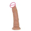 Double Layer Liquid Silicone Female Adult Product Simulation Dildo Soft Flesh Anal Plug Dildo Massage Masturbator
