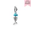 Turquoise Colored Fishbone Dangle Charm 793894c01