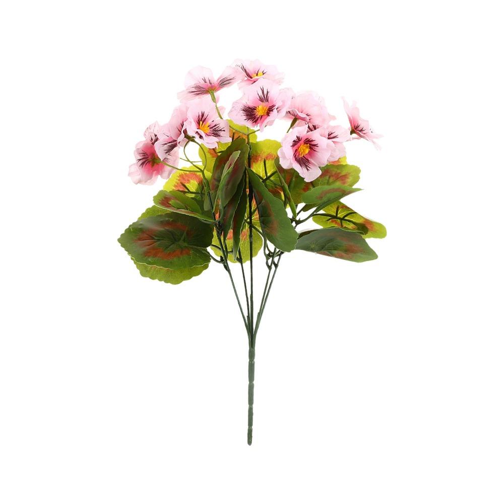 Lifelike 5 Flowers/Bundle Artificial Flowers Real Touch Floral Arrangements Silk Flowers with Stems Fake Peony Wedding