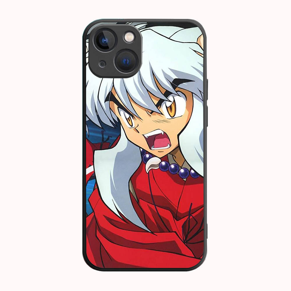 

B-3 Inuyasha черный чехол для Samsung S24 S23 S22 S21 S20 FE S10 Lite Ultra S7 S8 S9 Plus A05S A11 A12 A13 A15 A22 A24 A25 A32 A52 A71 5G Samsung J4 Core гелиотроп
