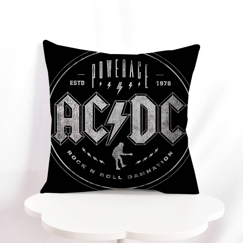 

Подушка с группой ACDC в подарок, украшение для дома, офиса, спальни, дивана, автомобиля, наволочка 45х45 16x16Inch