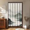 Simple Blackout Curtains, No Punching Installation Hanging Ring Small Short Window Shading Sunshade