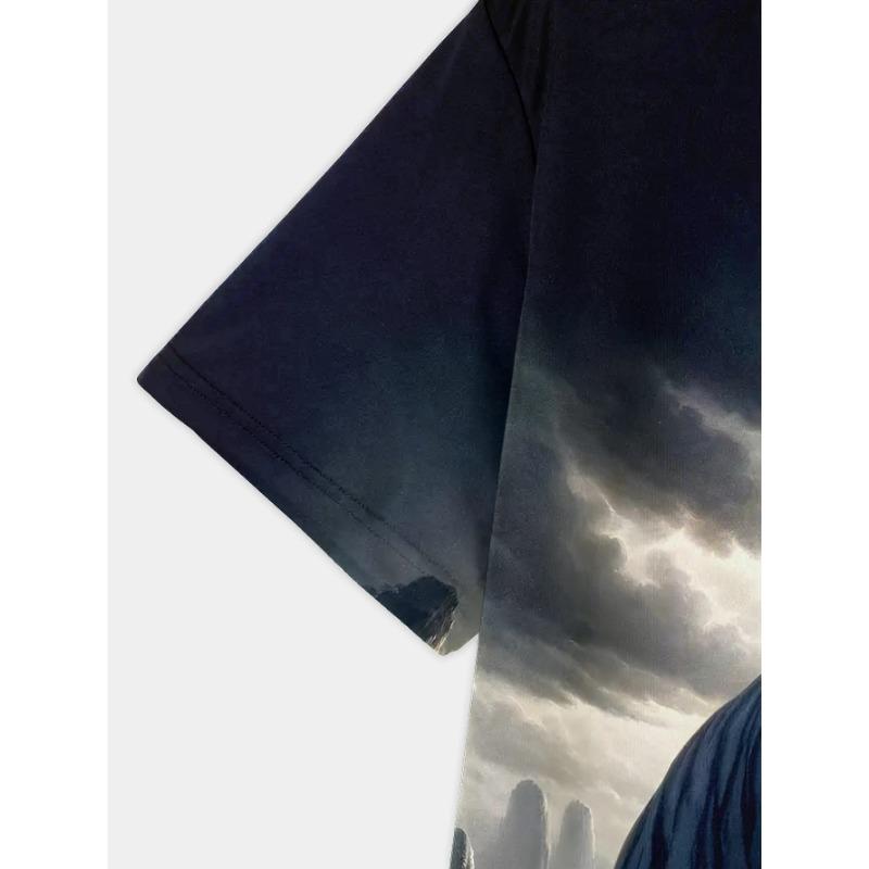 Children's T-shirt Cool Tiger 3D Print Boys' Summer Short Sleeved Top