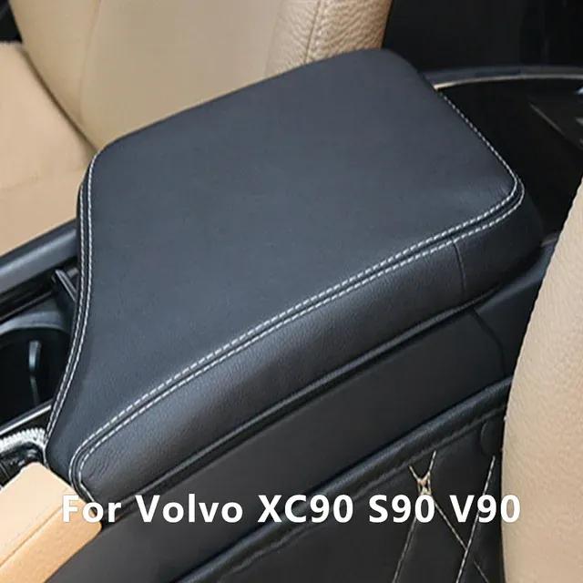 PU Leather Car Armrest Box Pad Center Console Protection Cushion Sleeve Decoration Cover for Volvo XC60 S60 V60 S90 V90 XC90
