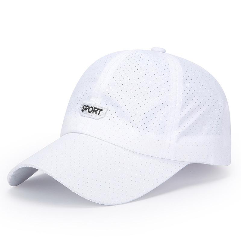 Quick Drying Men Baseball Cap Summer Breathable Mesh Short Brim Duck Tongue Hat Male Sports Fishing Mountaineering Sunscreen Cap