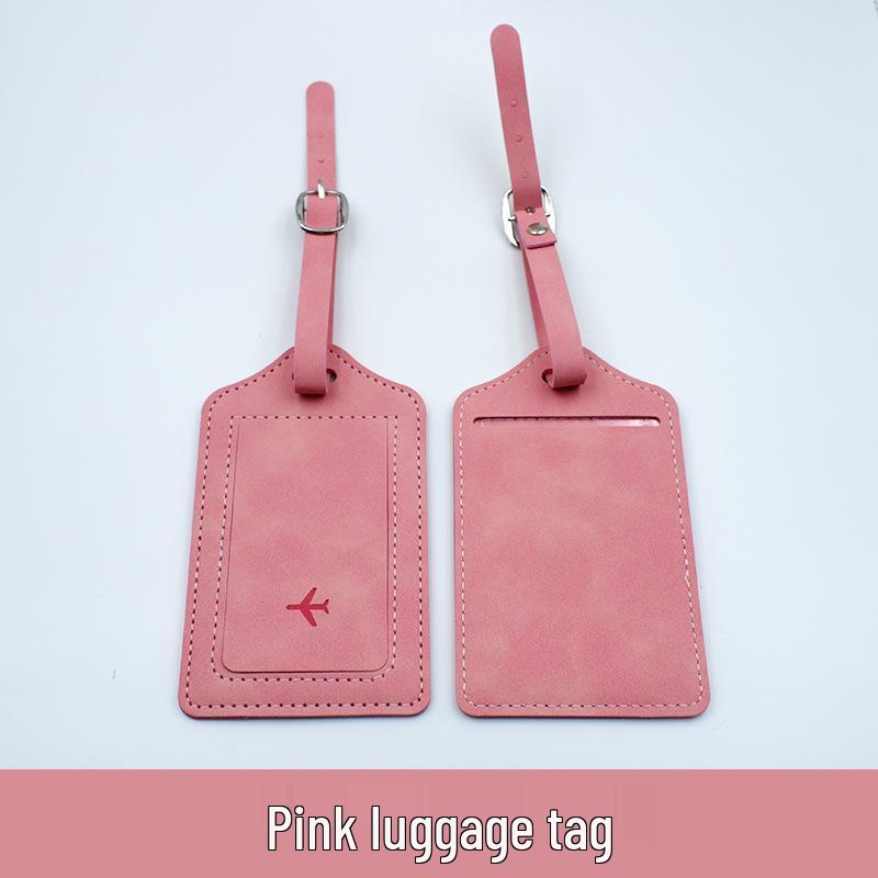 Multicolor PU Leather Passport Cover & Luggage Tag Set