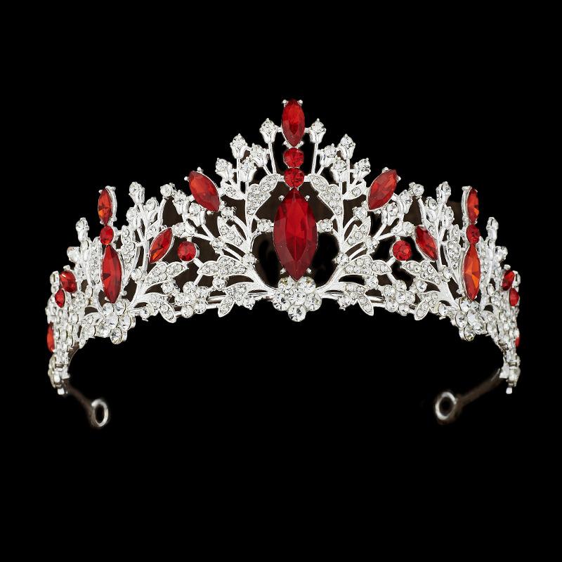 European and American Bride Crown Hair Accessories Crown Dress Accessories  Wedding Styling Headwear for Women