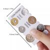 1Pc Mini Portable Coin Organizer, Portable Plastic Coin Holder, Multi-Slot Japanese & Korean Currency Storage, Money Management