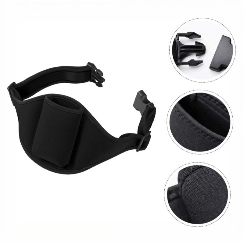 Adjustable Mic Belt Durable Hands-Free Microphone Waist Holder Pouch Secure Fit for Outdoor Speakers Workout Coaches