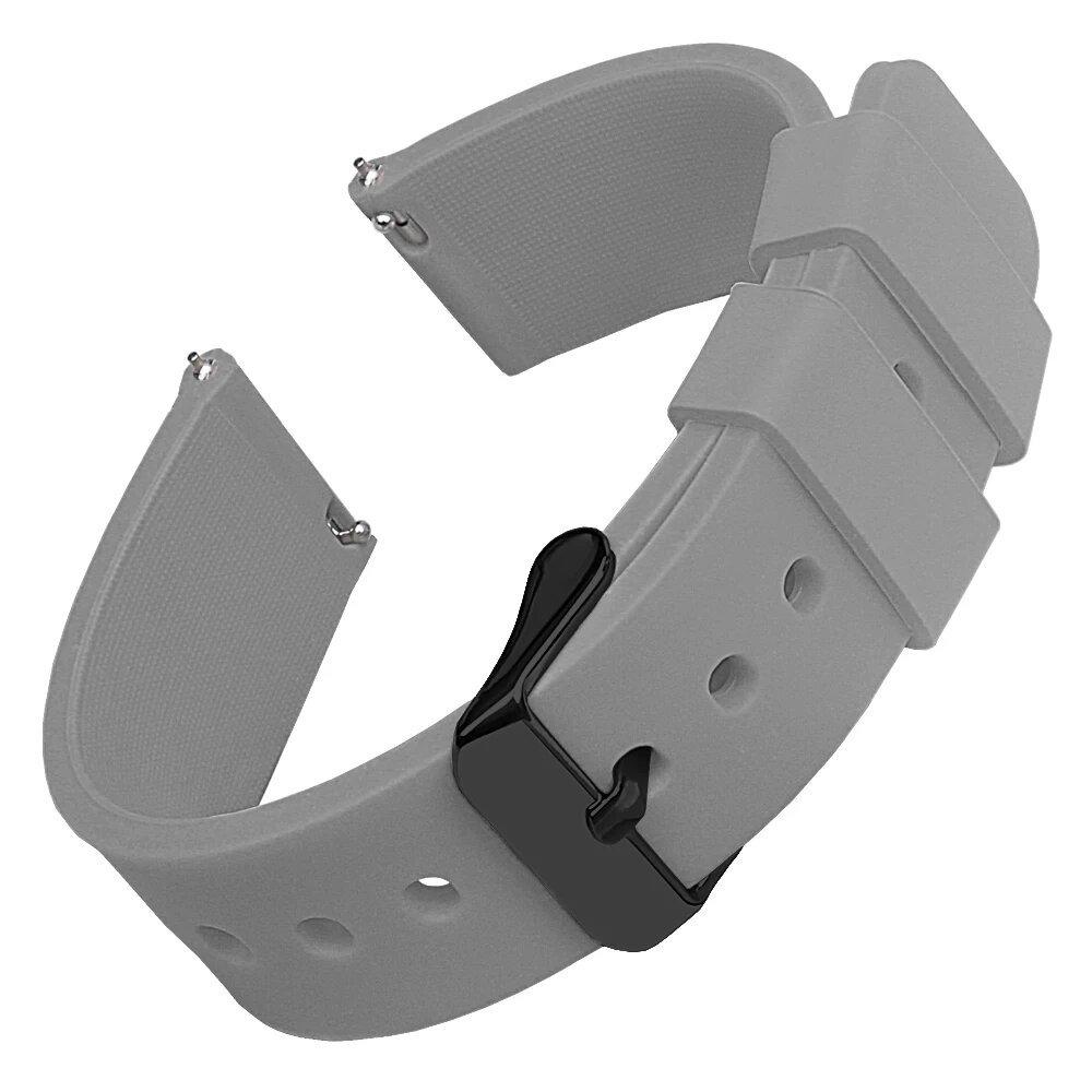 Cinturino Premium in Silicone per Orologio - Rilascio Rapido, Diverse Misure (14/16/18/19/20/21/22/24mm), Design Morbido e Colorato