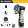 High Power Electric Angle Grinder Portable Handheld Cutting Machine Rechargeable Multifunctional Polishing Machine