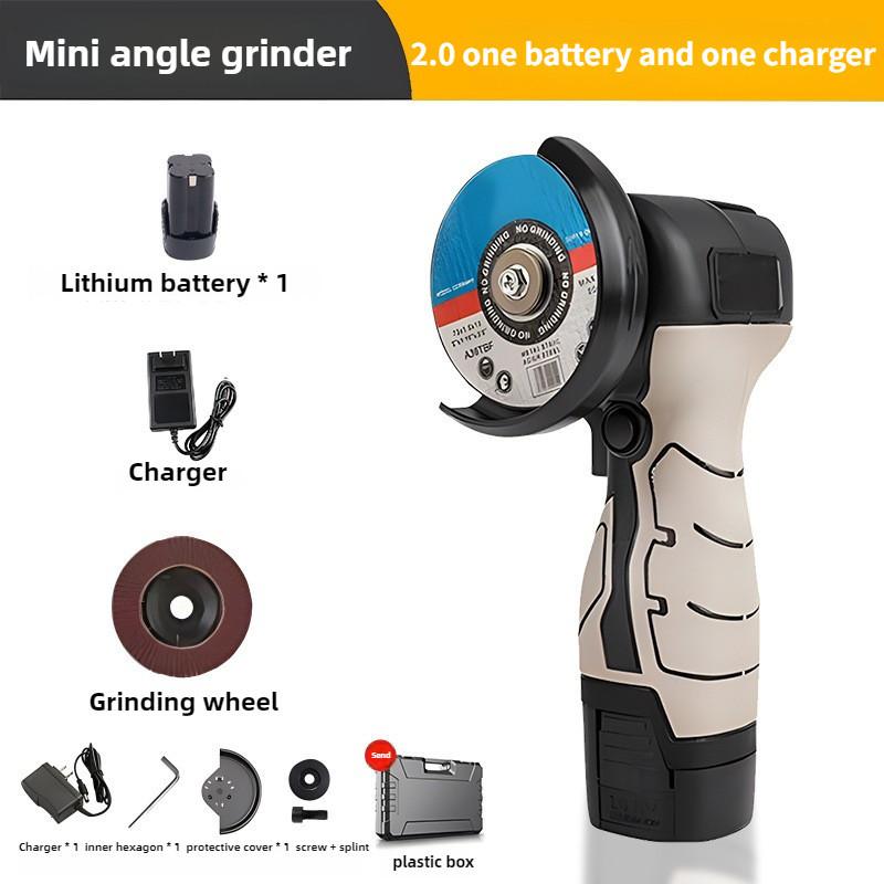 High Power Electric Angle Grinder Portable Handheld Cutting Machine Rechargeable Multifunctional Polishing Machine