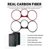 Real Soft Carbon Fiber Sticker For Seat Leon 2005 2006 2007 2008 2009 2010 2011 2012 Car Instrument Dashboard Speedometer Trim
