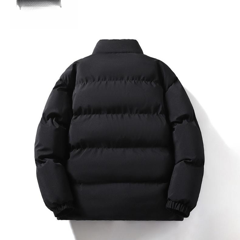 Stand-up Collar Men's Jacket Winter Casual Loose Down Coat Couple's Cotton-padded Jacket Warm Cotton-padded Jacket