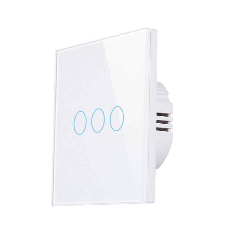 European Standard Zigbee Smart Touch Switch: Live/Neutral or Single Live Wire, App Controlled
