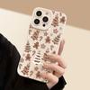 Christmas Tree Christmas Elements Print TPU Phone Case for iPhone 16 15 14 13 12 11 XS XR X 8 7 Mini Plus Pro Max Phone Case Best for Christmas