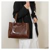 Stylish Women's Tote Bag, Retro Crocodile Pattern Handbag Shoulder Bag, Suitable for Shopping, Dating, Outings, Work Commuting