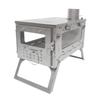 WT-star Stainless Steel Foldable Wood Stove for Outdoor Camping and Hiking