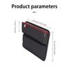 1X Car Console Side Front Seat Gap Filler Storage Box Black PU Leather Organizer