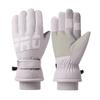 Cotton gloves men's winter velvet thickened windproof waterproof riding motorcycle warm and cold winter ski gloves women