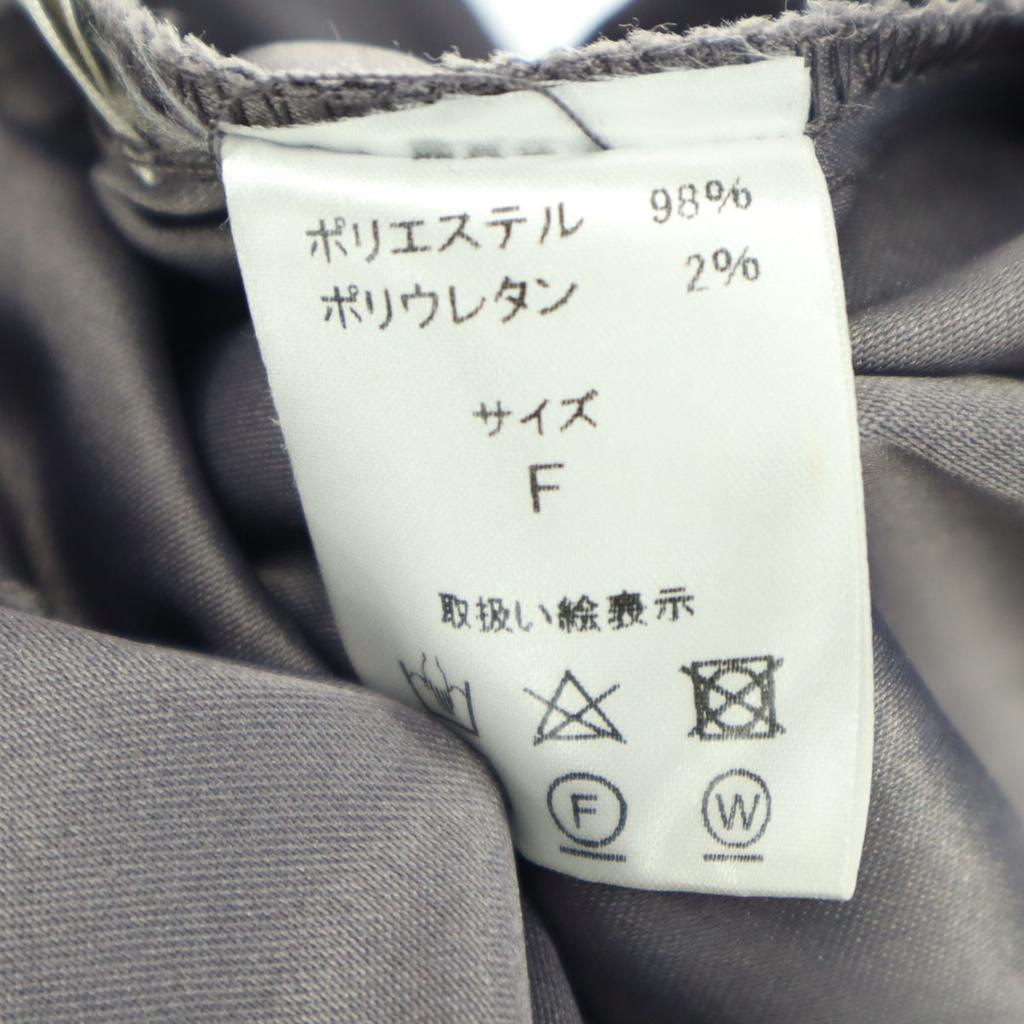 Beauty products FUN No sleeve Long dress F Charcoal gray Women Used