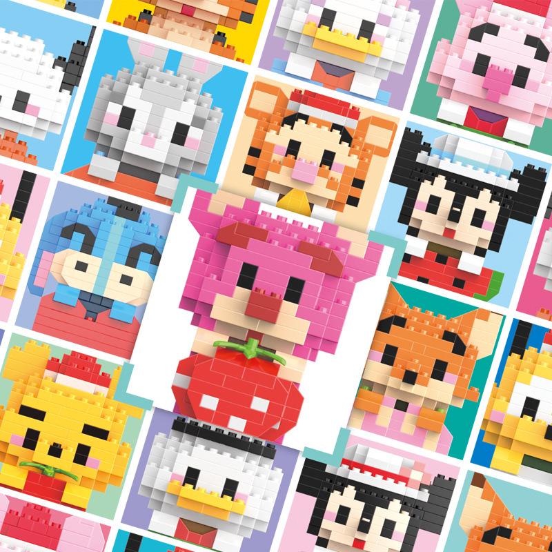 Educational Cartoon Figures Compatible with LEGO for Children's Day and Kindergarten Gifts