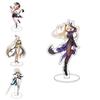 Genshin Impact Barbatos Keqing Barbara Hutao Acrylic Figure Stand Ideal For Decor