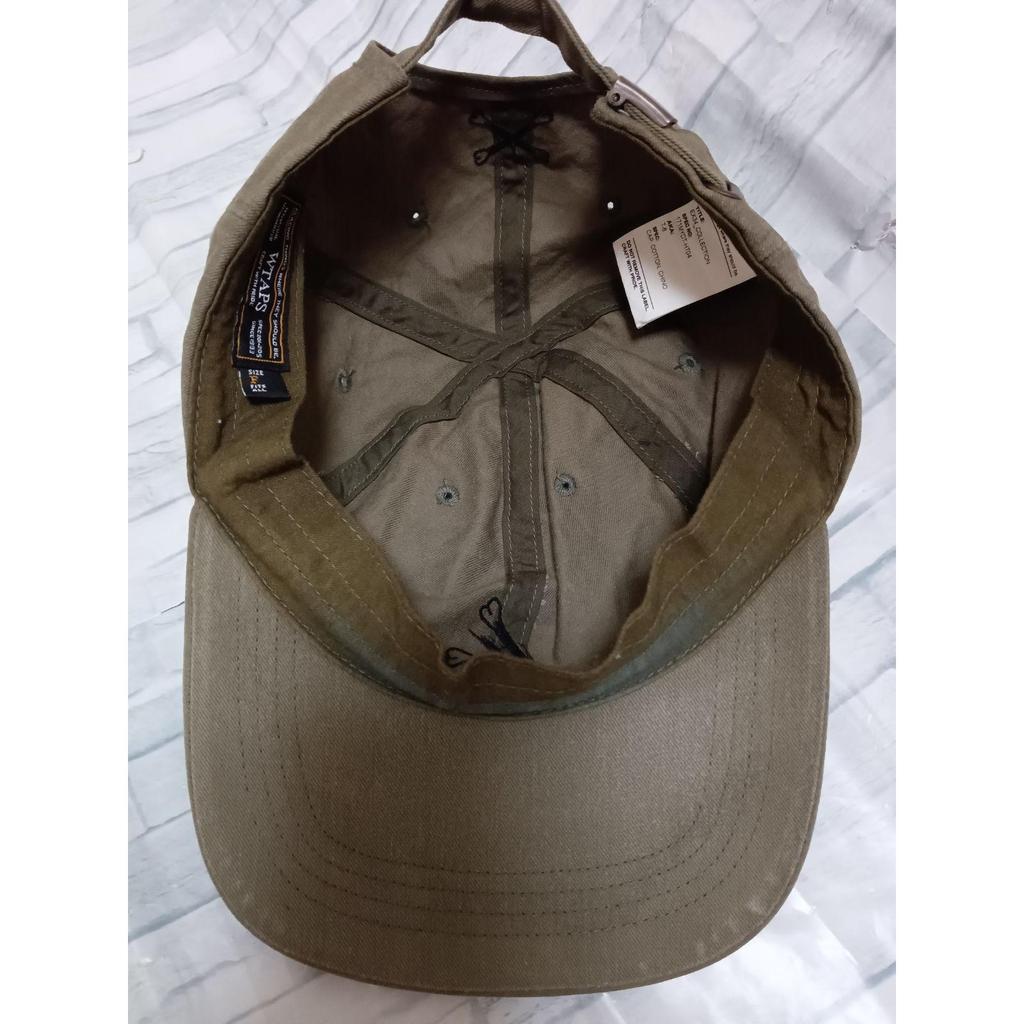 Used WTAPS Double Taps Hat Cap Khaki Size FREE