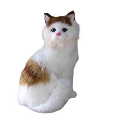 Simulovaná kočka Simulovaná kočka Květina Kopání kočky Kočičí srst Zvířata Květina Kočka Řemesla Panenka Kočka