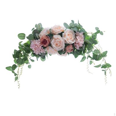 Artificial Floral Swag Arrangement Wedding Arch Flowers Rose Hydrangea for Lintel