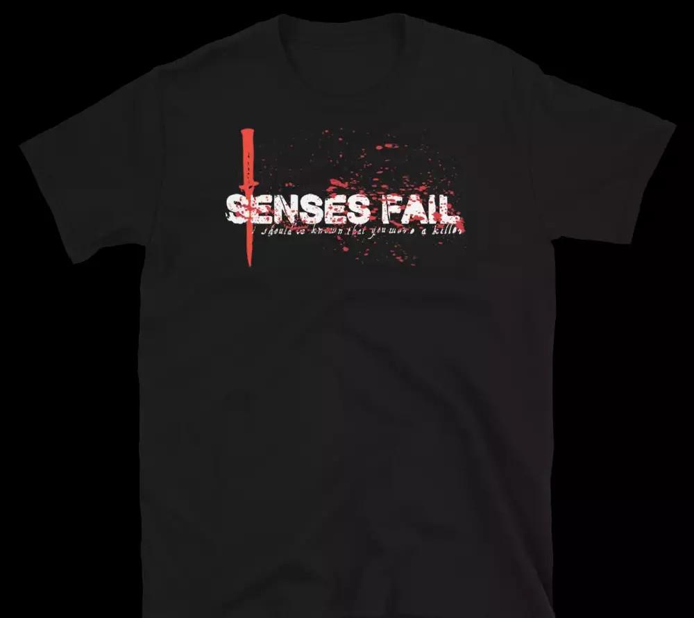 SENSES FAIL Одна Восемь Семь Музыка Унисекс Футболка Размер S 5XL XXXXL