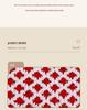 Diamond Check Jacquard Plush Christmas Pillowcase - Decorative Cushion Cover for Living Room, Bedroom, Sofa