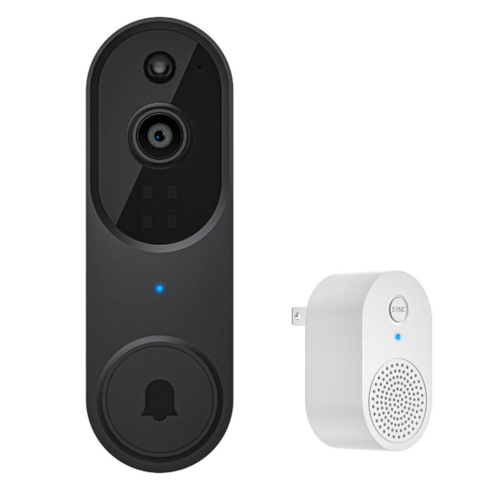 Smart Wi-Fi Doorbell with Intercom, Human Detection, HD Night Vision & Home Monitoring